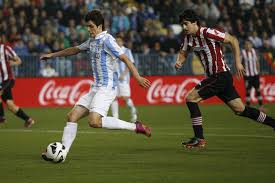 Partido Málaga CF contra Ath C de Bilbao